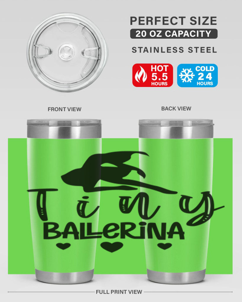 tiny ballerina 88#- ballet- Tumbler