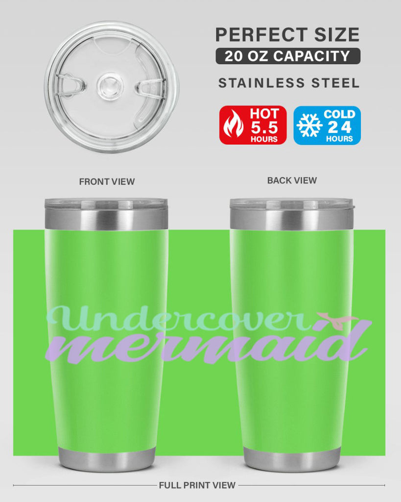 undercover mermaid 8#- mermaid- Tumbler