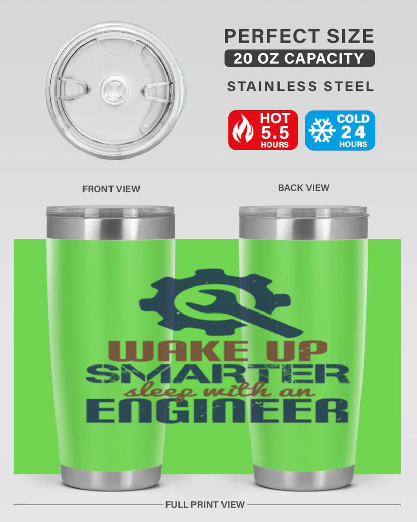 wake up smarter sleep with an engineer Style 31#- engineer- tumbler