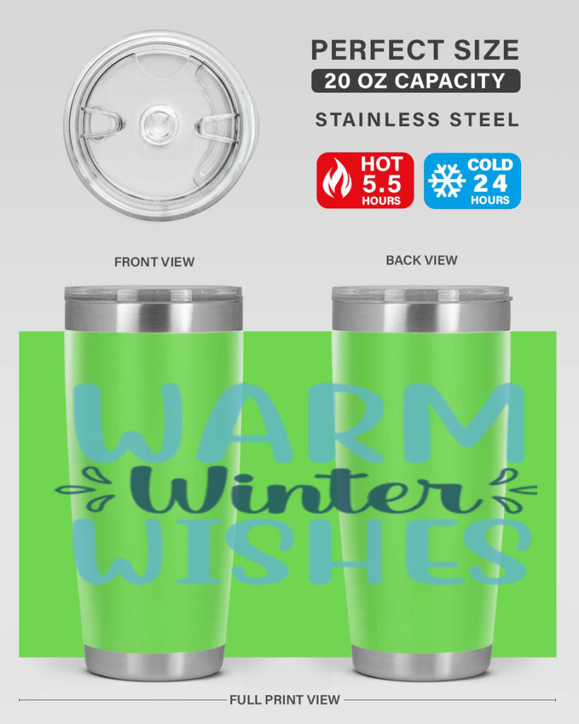 warm winter wishes 455#- winter- Tumbler