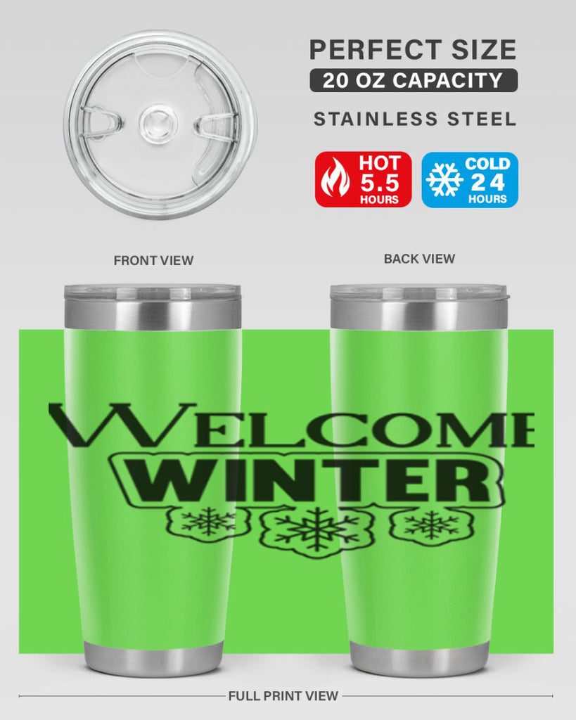 welcome winter 474#- winter- Tumbler