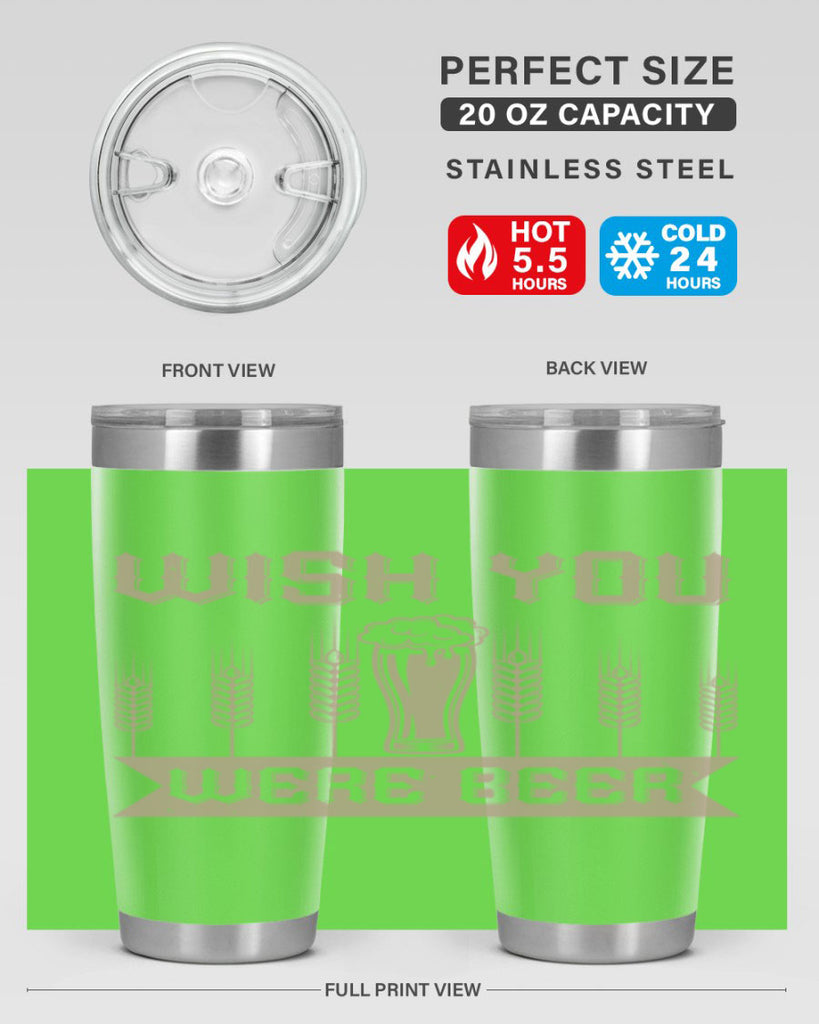 wish you were beerr 1#- beer- Tumbler