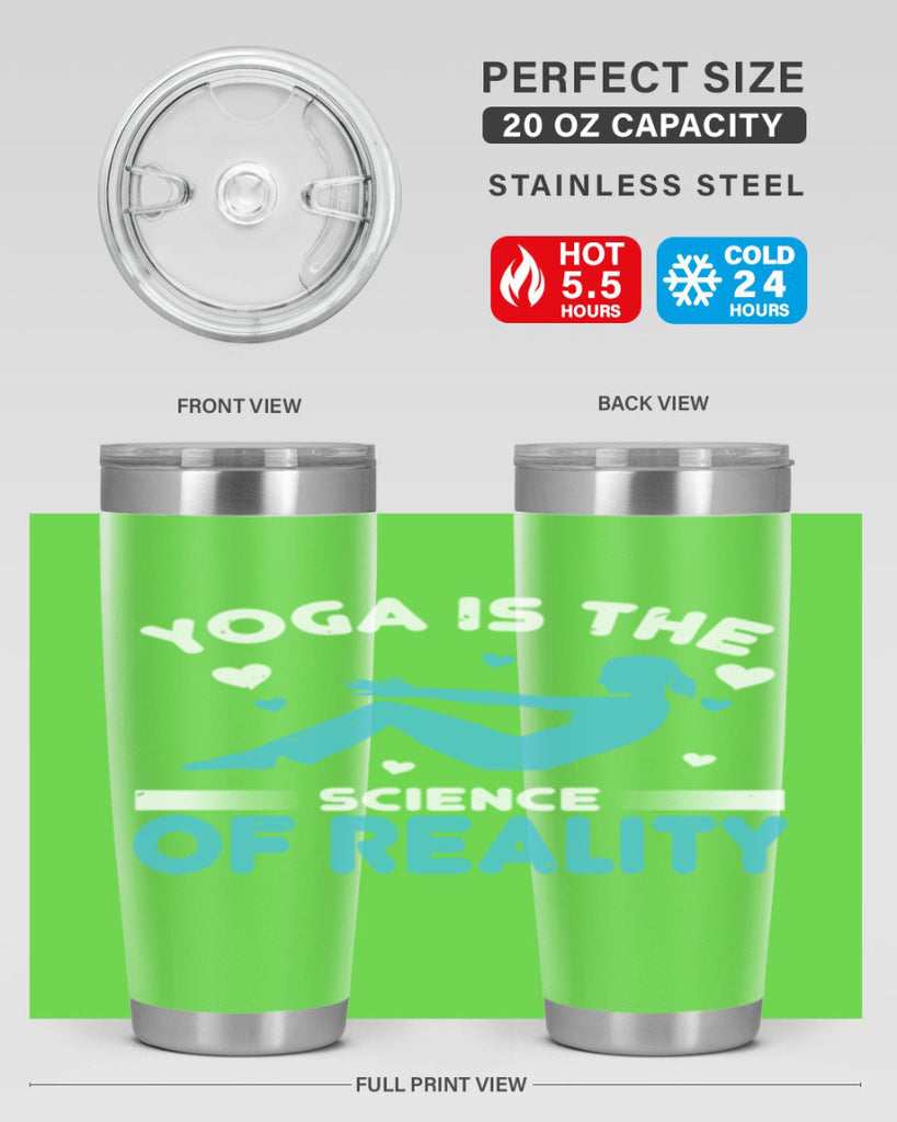 yoga is the science of reality 16#- yoga- Tumbler