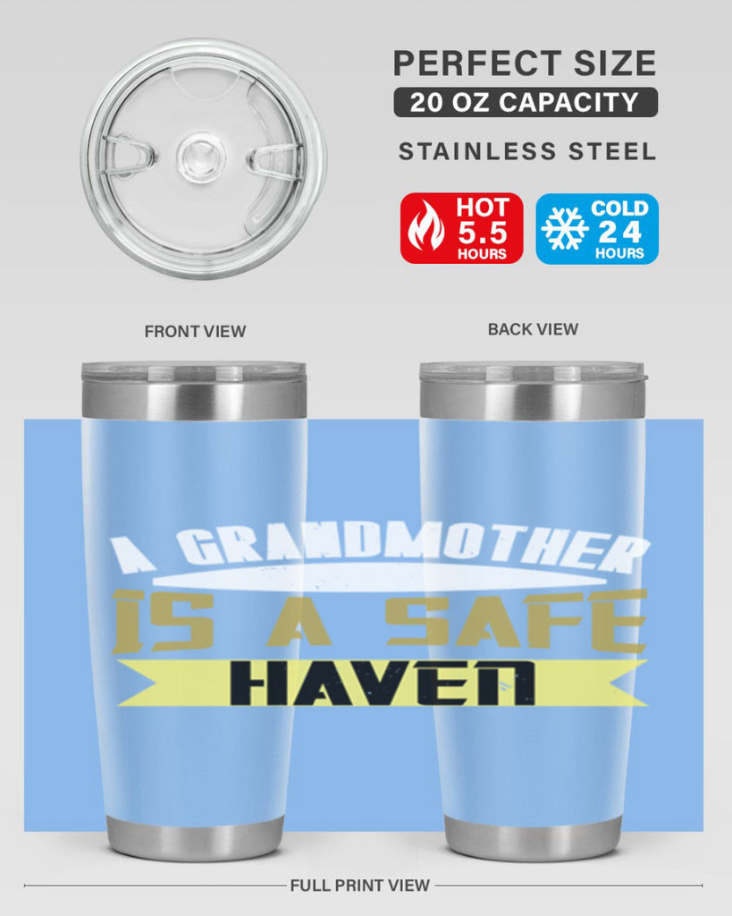 A Grandmother is a safe 41#- grandma - nana- Tumbler