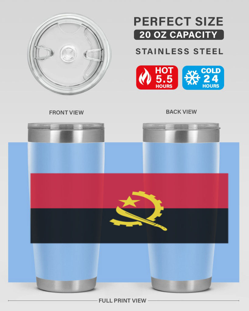 Angola 193#- world flags- Tumbler
