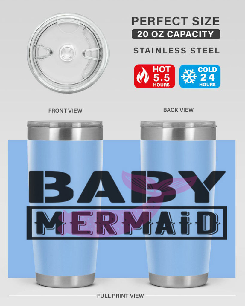 Baby mermaid 29#- mermaid- Tumbler