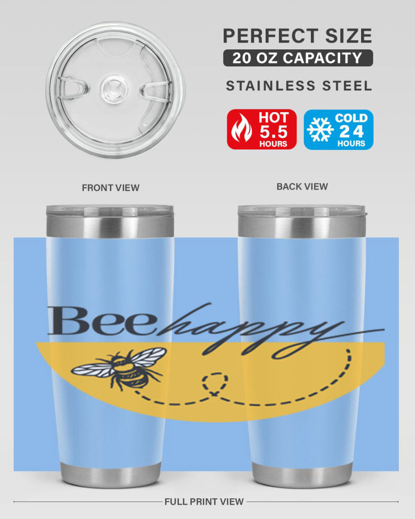 Bee Happy30#- spring- Tumbler