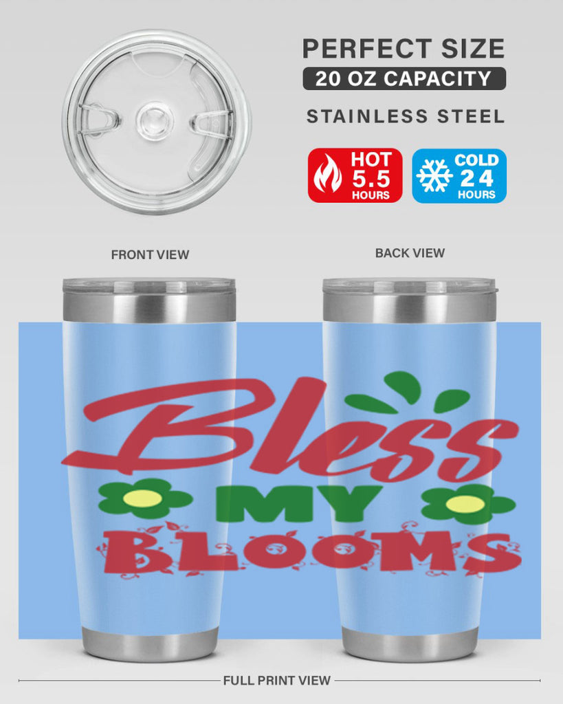 Bless My Blooms 61#- spring- Tumbler
