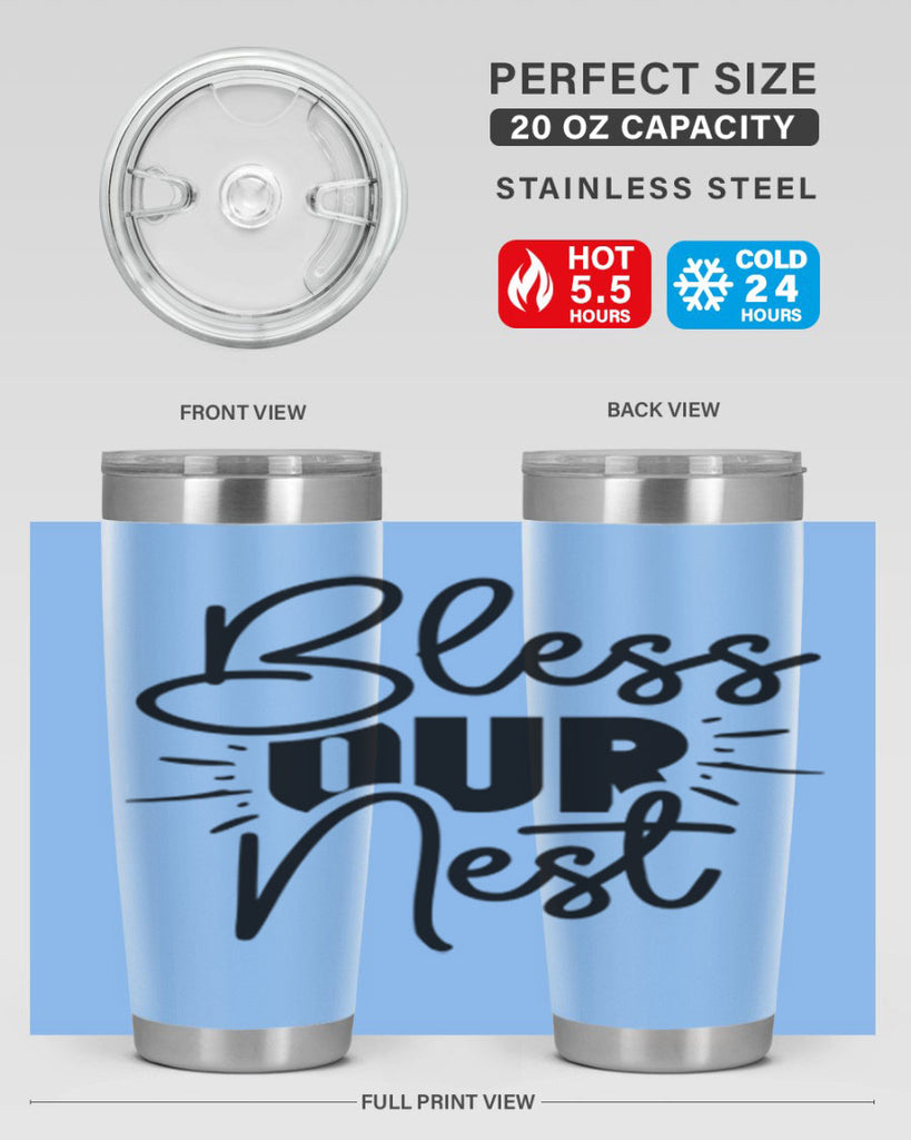 Bless Our Nest 52#- spring- Tumbler