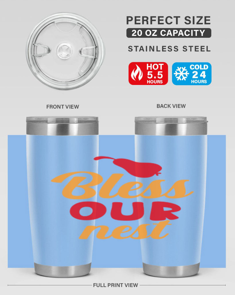 Bless our nest 53#- spring- Tumbler