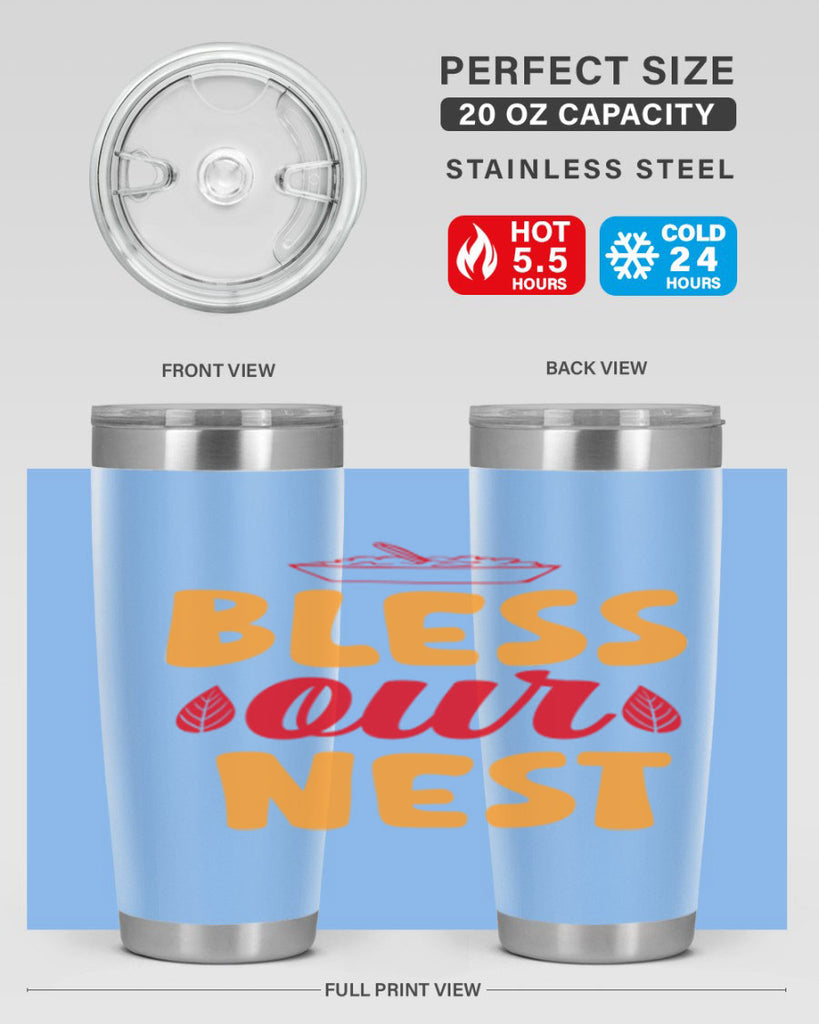 Bless our nest 54#- spring- Tumbler
