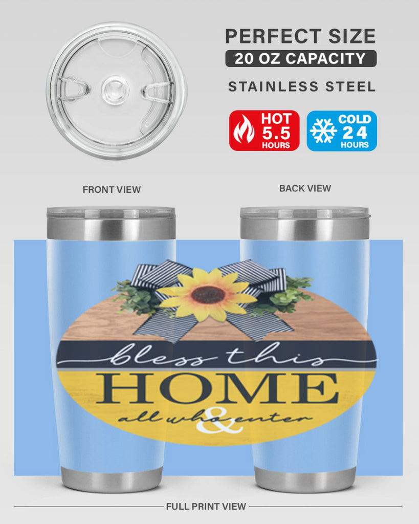 Bless this Home and all Mockup56#- spring- Tumbler
