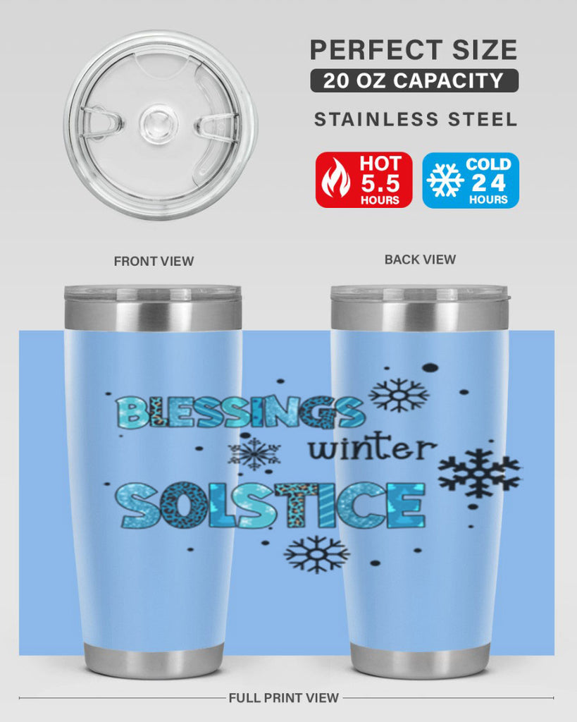 Blessings winter solstice 25#- winter- Tumbler