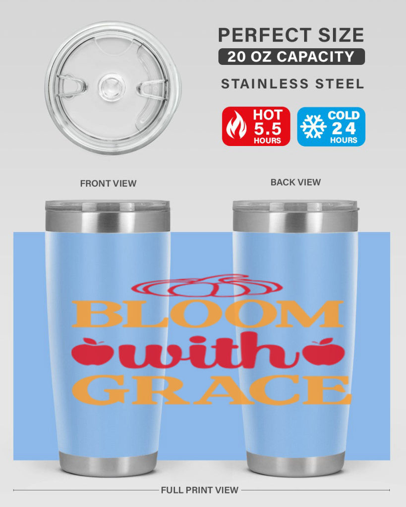 Bloom with grace 82#- spring- Tumbler
