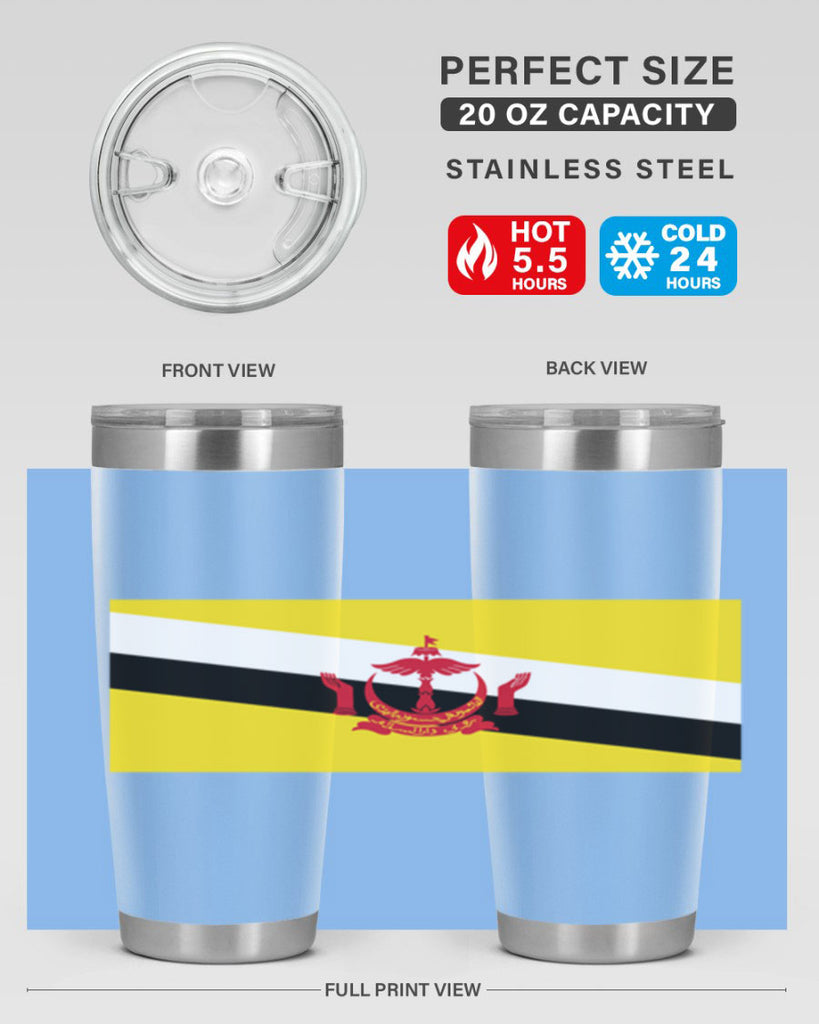 Brunei 173#- world flags- Tumbler