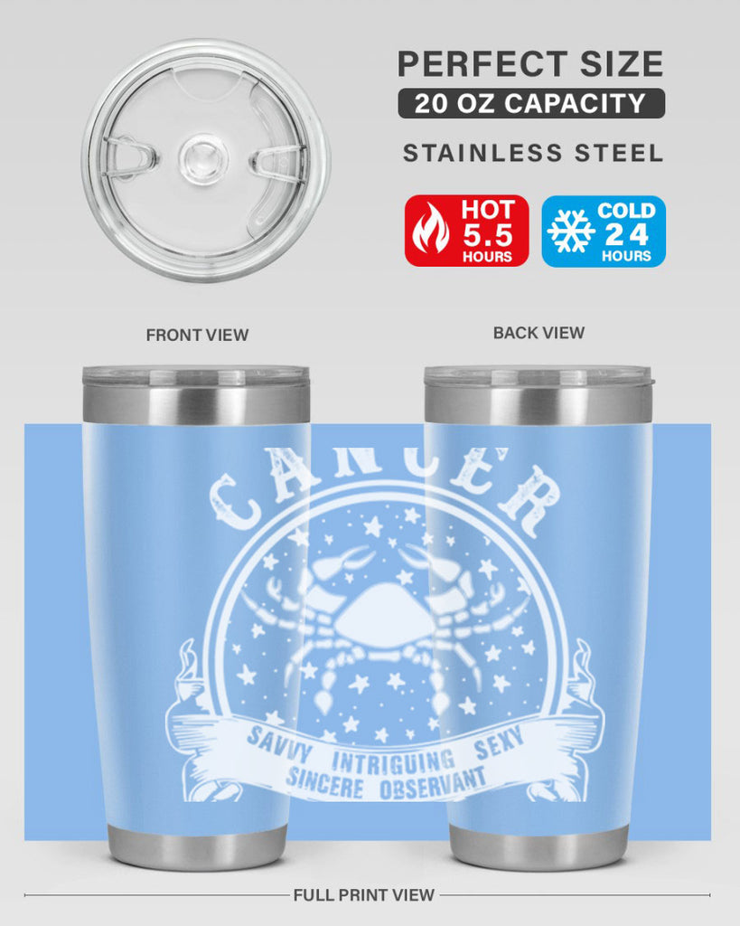 Cancer 14#- zodiac- Tumbler