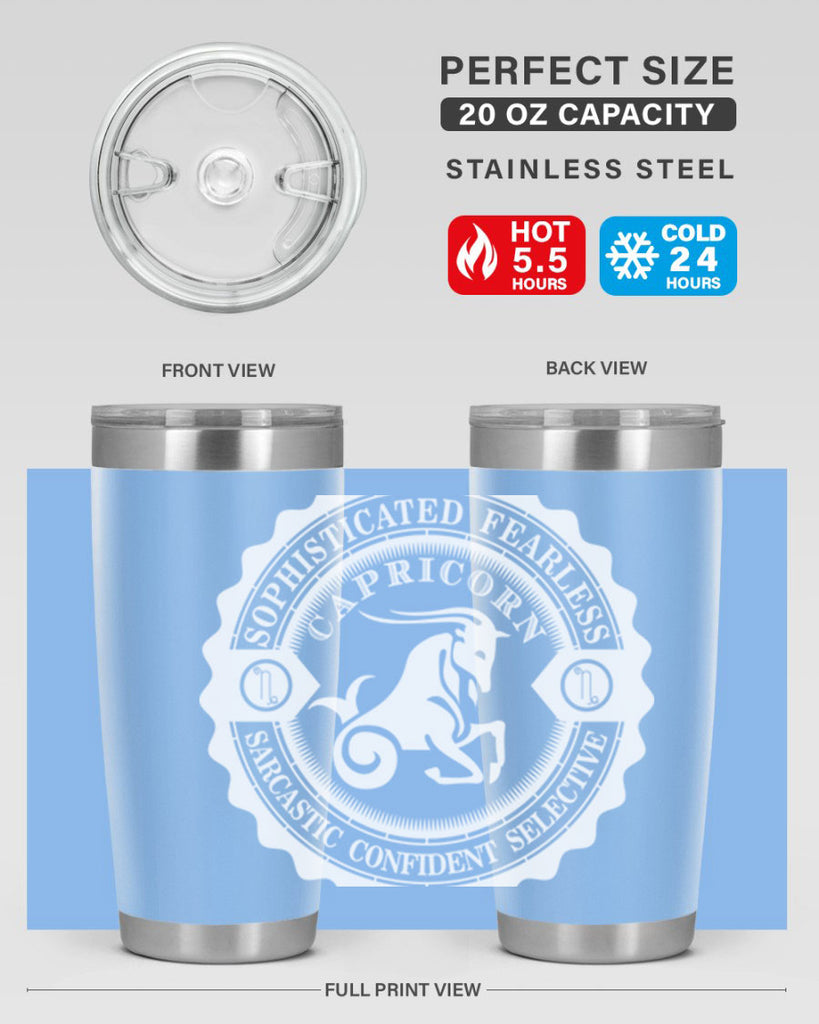 Capricorn 41#- zodiac- Tumbler