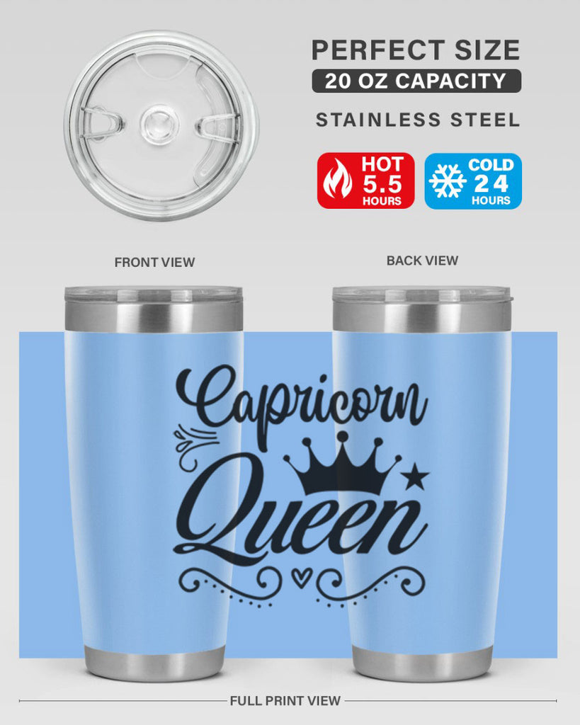 Capricorn queen 196#- zodiac- Tumbler