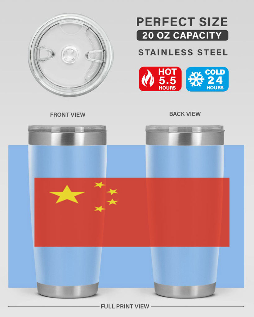 China 162#- world flags- Tumbler