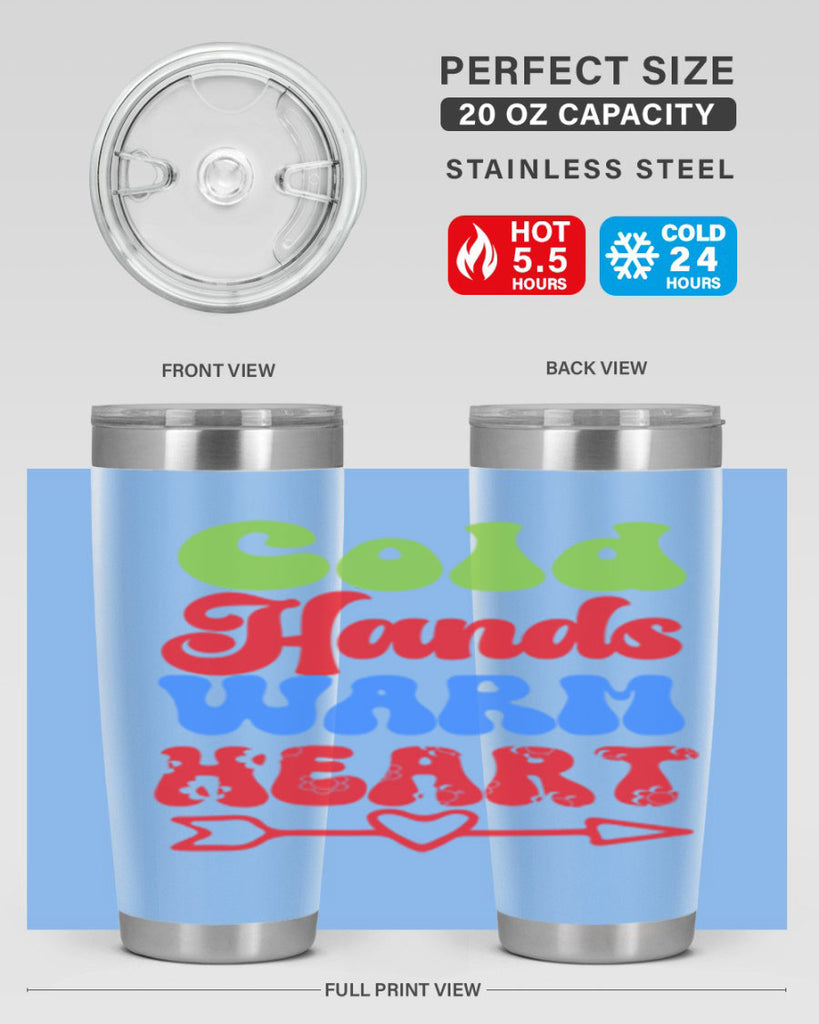 Cold hands warm heart 52#- winter- Tumbler