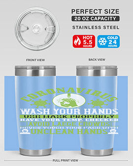 Coronavirus Wash Your Hands Use Style 1#- corona virus- Tumbler