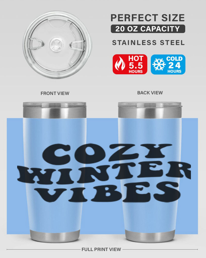 Cozy Winter Vibes 64#- winter- Tumbler