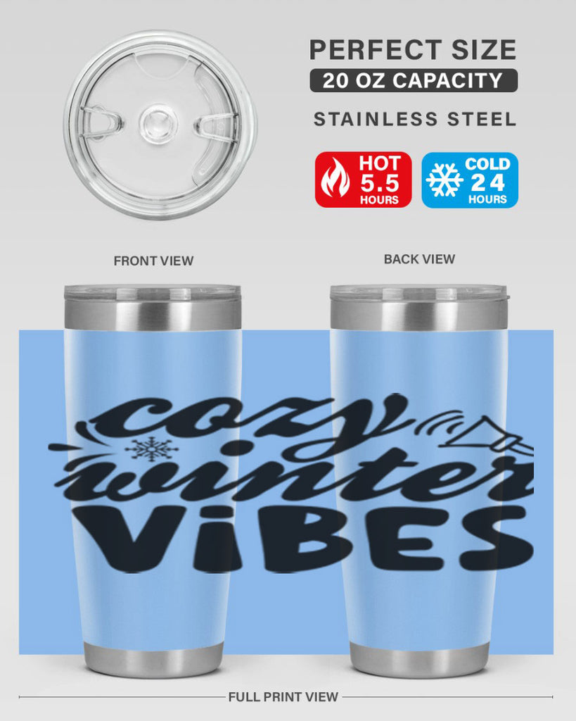 Cozy Winter Vibes 67#- winter- Tumbler