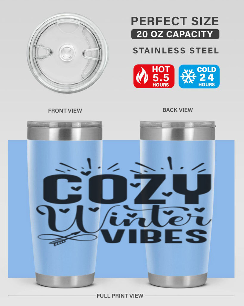 Cozy Winter Vibes 70#- winter- Tumbler