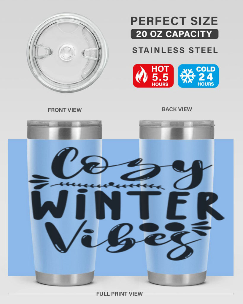 Cozy Winter Vibes 71#- winter- Tumbler