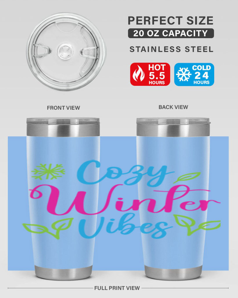 Cozy Winter Vibes 73#- winter- Tumbler