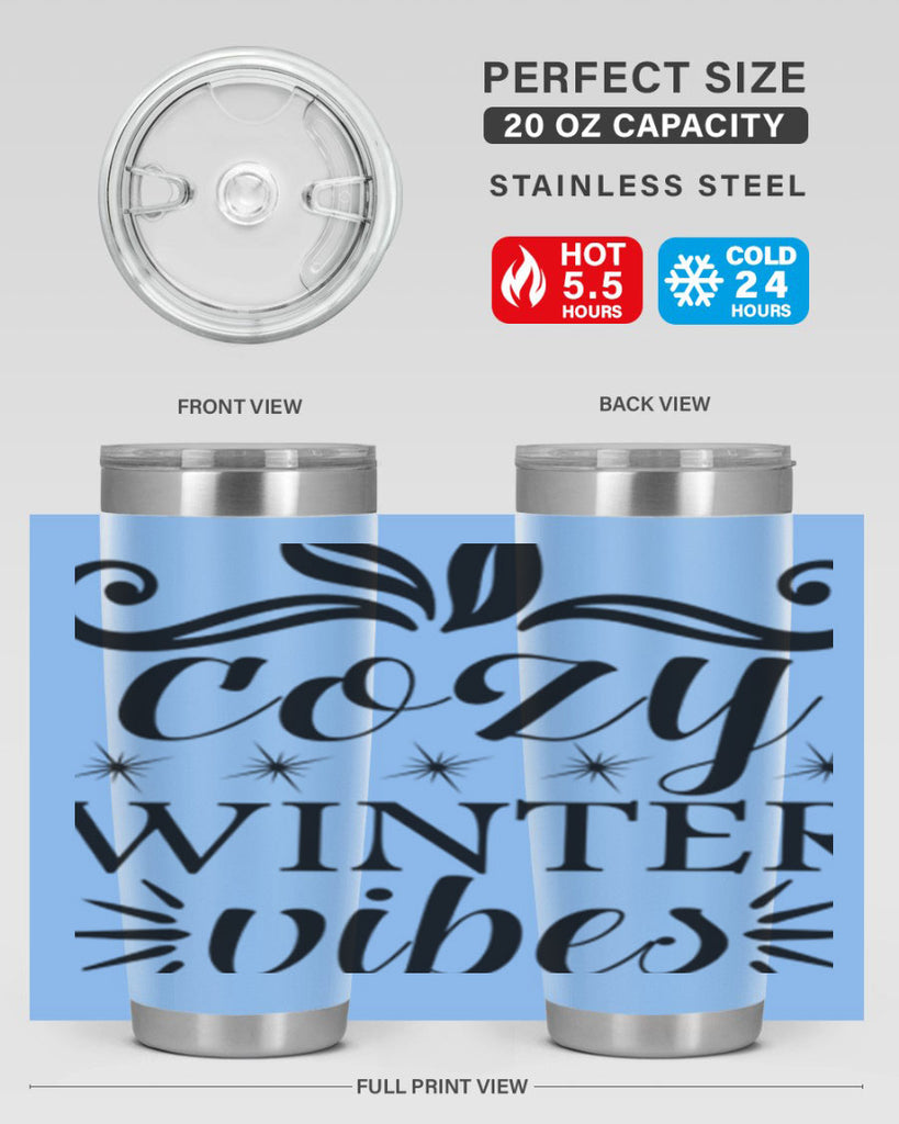 Cozy Winter Vibes 78#- winter- Tumbler