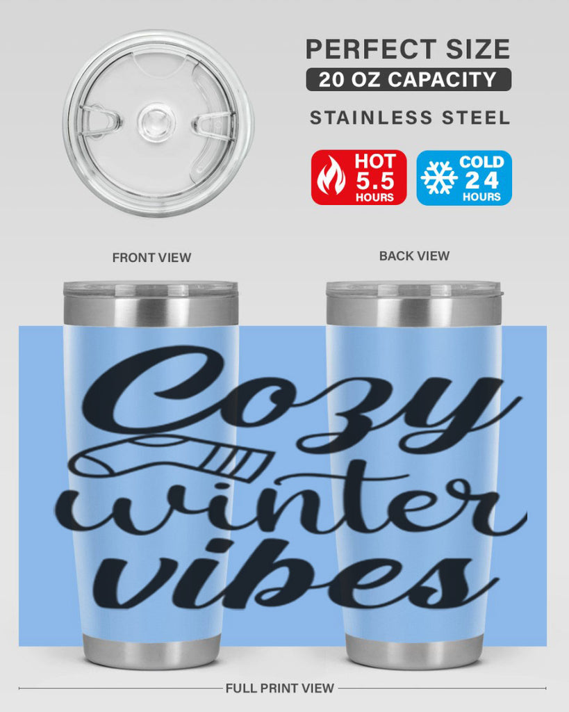 Cozy Winter Vibes 82#- winter- Tumbler