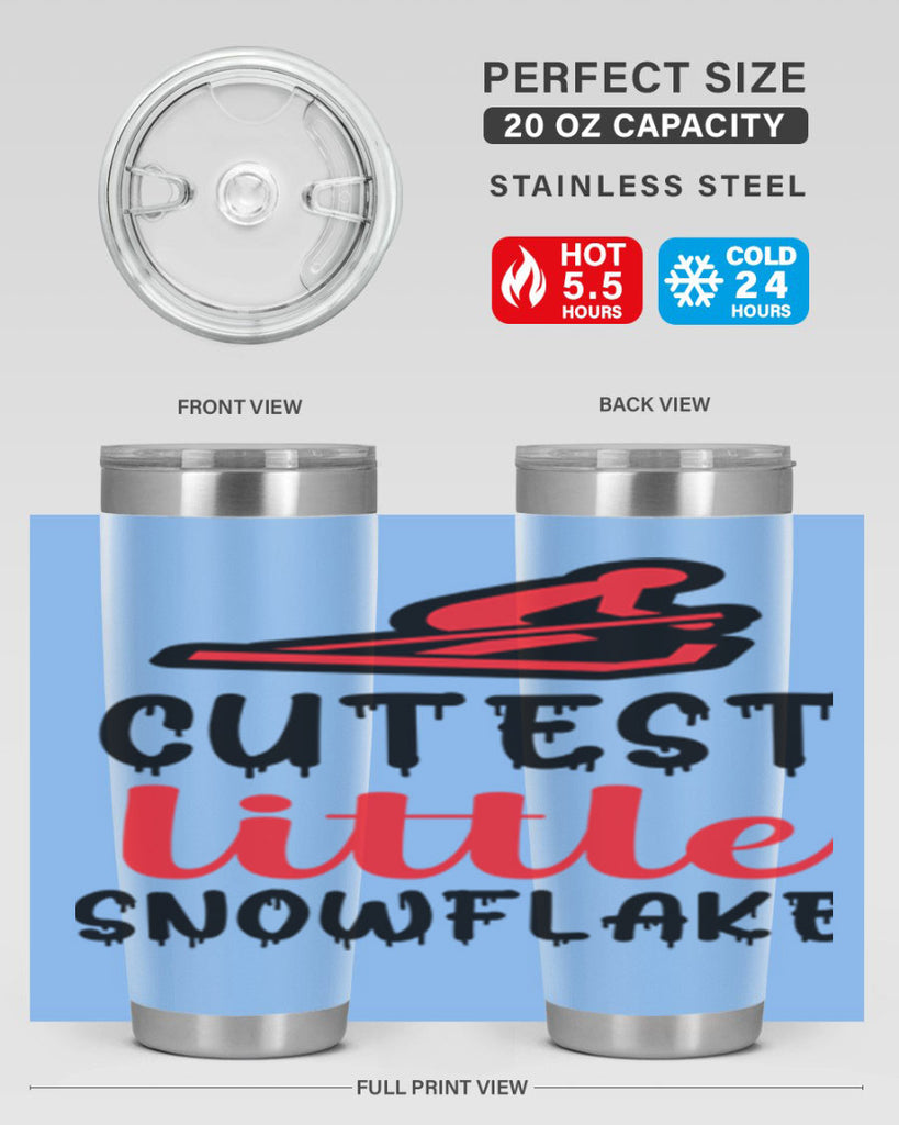Cutest little snowflake 87#- winter- Tumbler