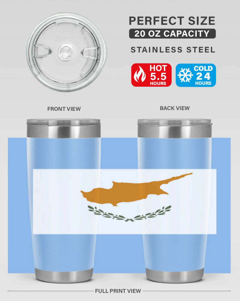 Cyprus 153#- world flags- Tumbler