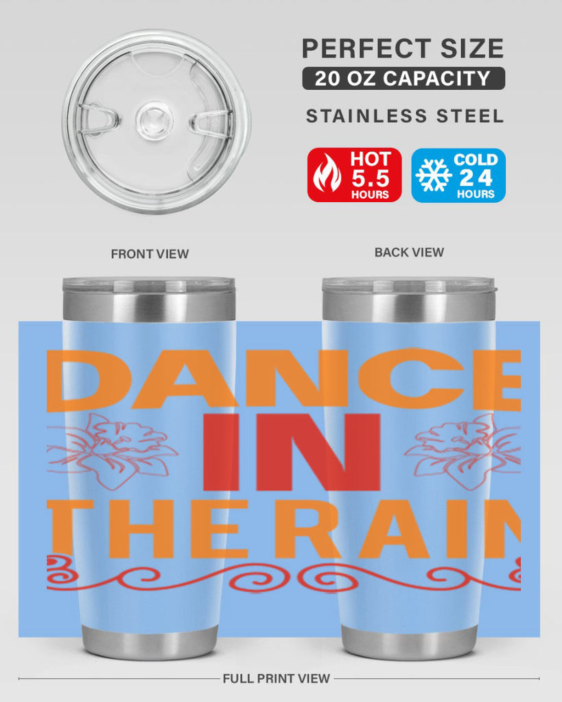 Dance in the rain 117#- spring- Tumbler