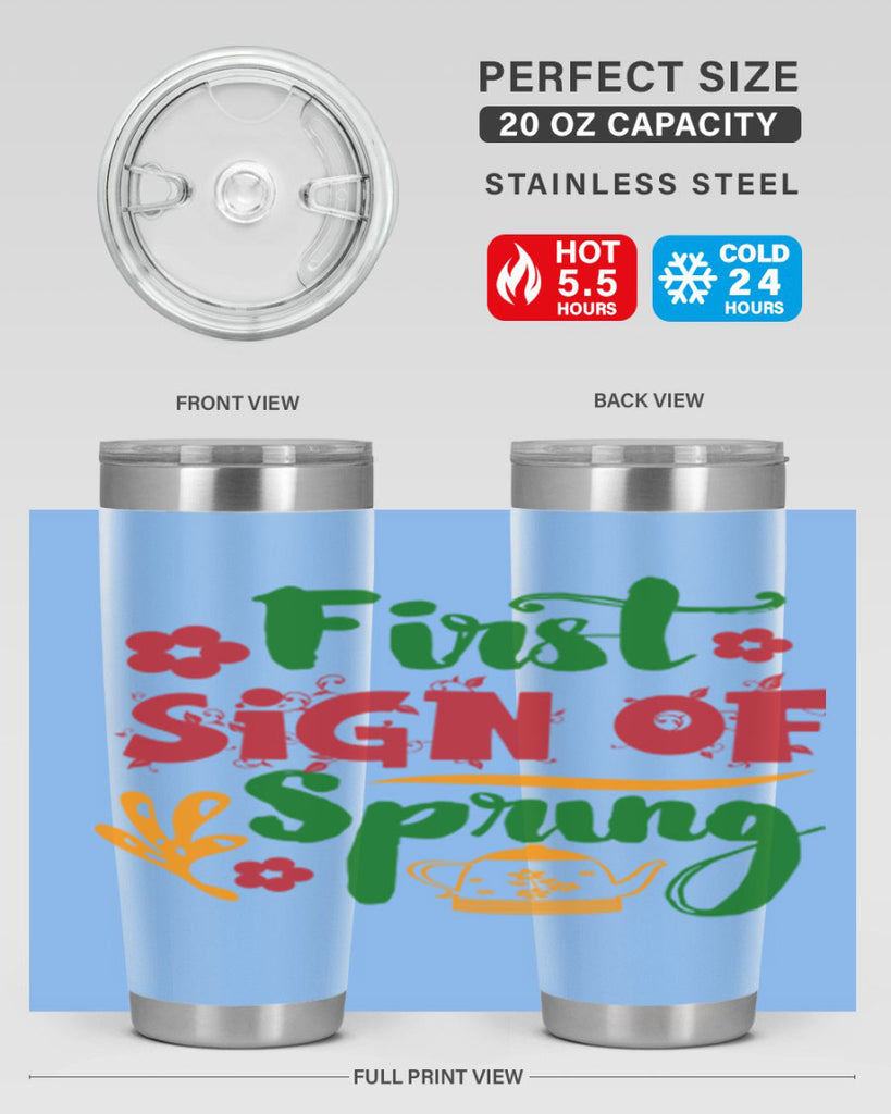 First Sign of Spring 139#- spring- Tumbler