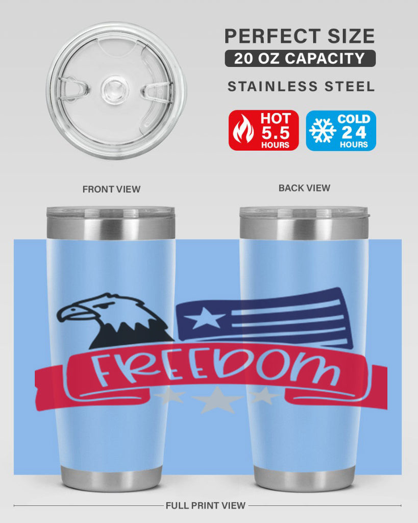 Freedom Style 147#- Fourt Of July- Tumbler