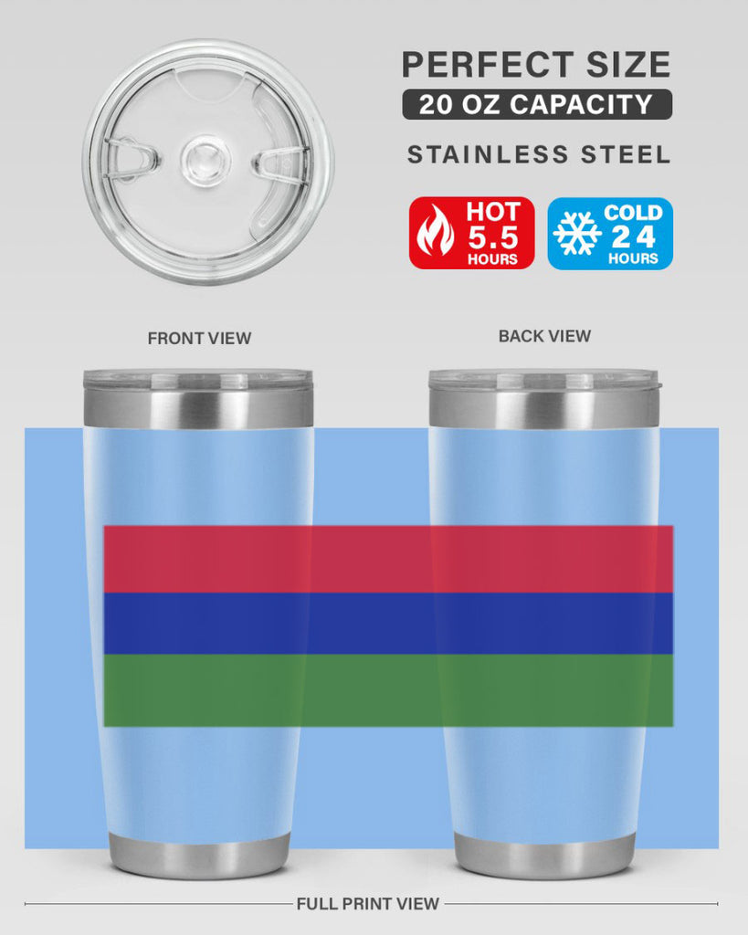 Gambia 135#- world flags- Tumbler