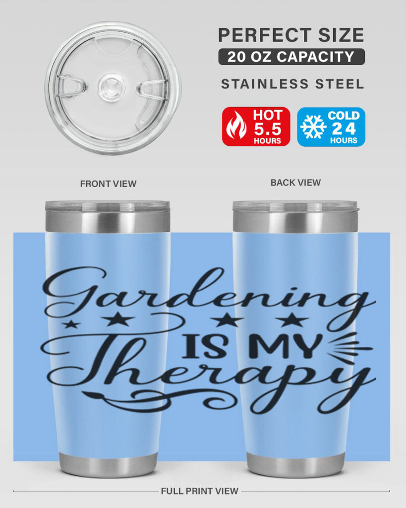 Gardening is My Therapy 145#- spring- Tumbler
