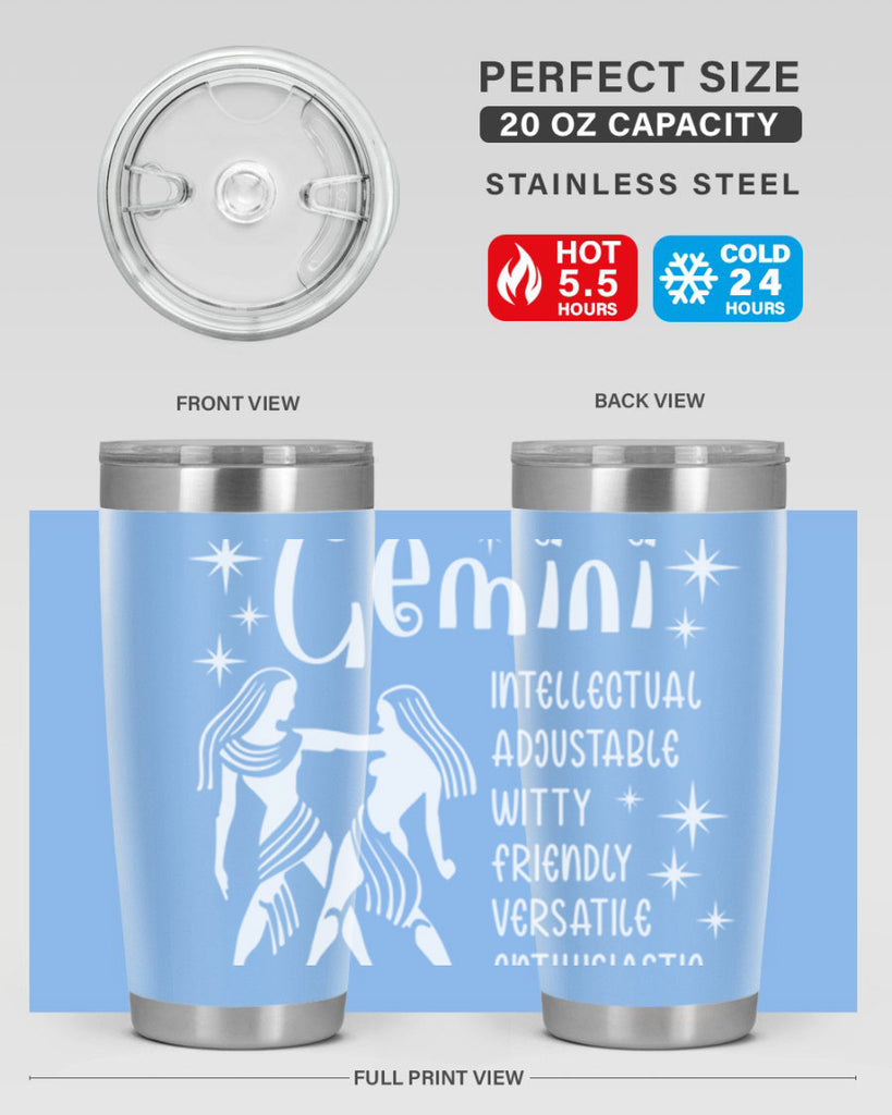 Gemini 221#- zodiac- Tumbler