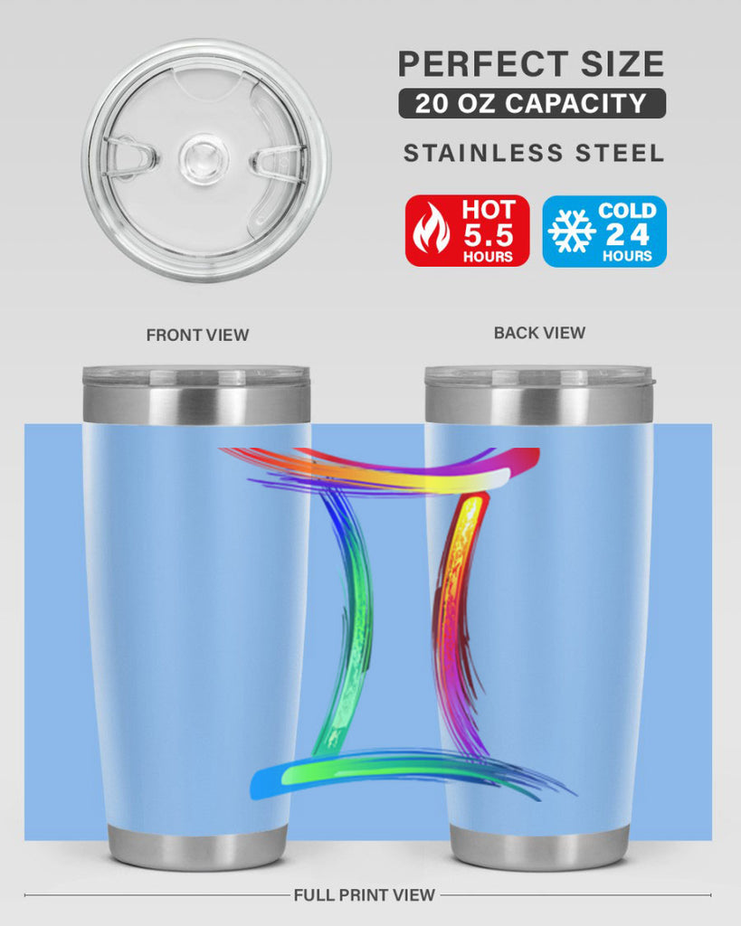Gemini 222#- zodiac- Tumbler
