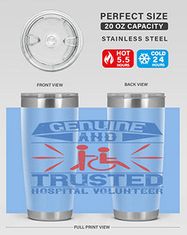 Genuine and Trusted Hospital Volunteer Style 2#- volunteer- Tumbler