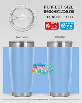 Graphic Owl Tiedye A TurtleRabbit 8#- owl- Tumblers