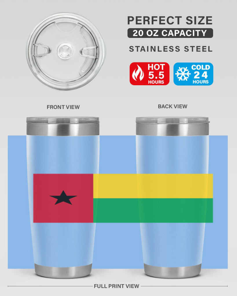 GuineaBissau 128#- world flags- Tumbler