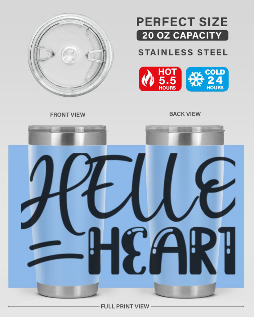 HELLO HEART  220#- spring- Tumbler