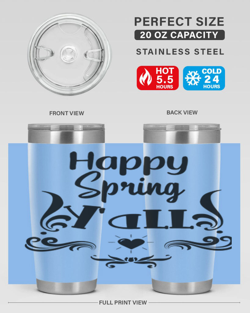 Happy Spring Yall 171#- spring- Tumbler