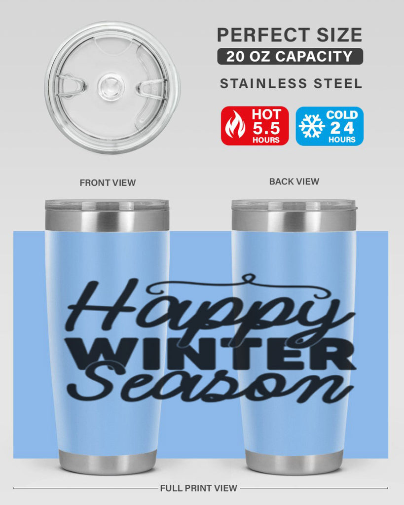 Happy Winter Season132#- winter- Tumbler