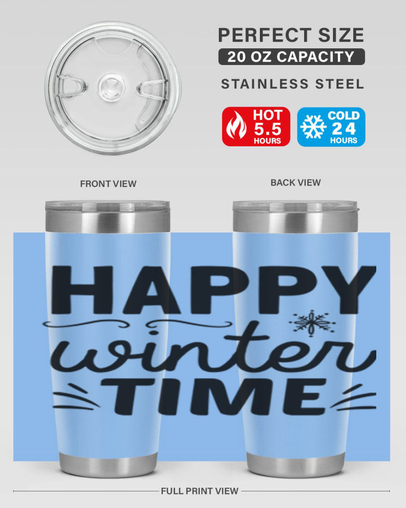 Happy Winter Time134#- winter- Tumbler