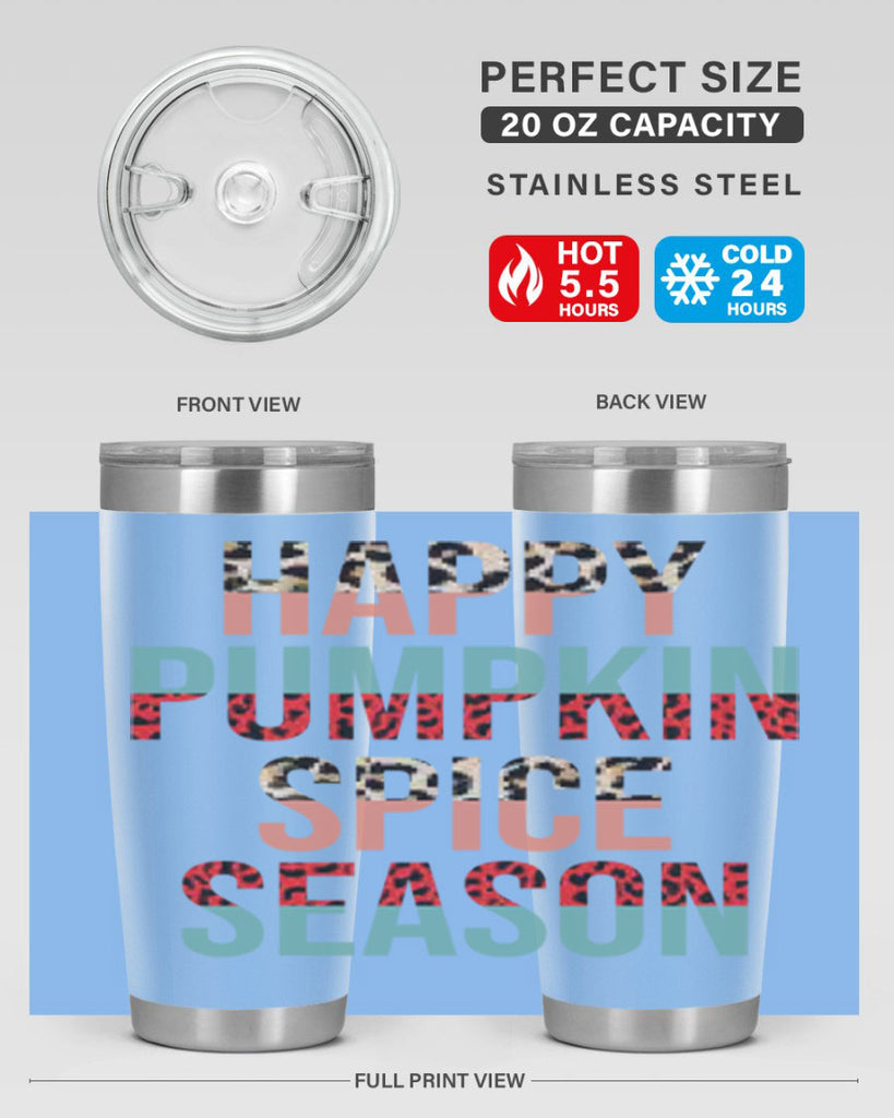 Happy pumpkin spice season 242#- fall- Tumbler