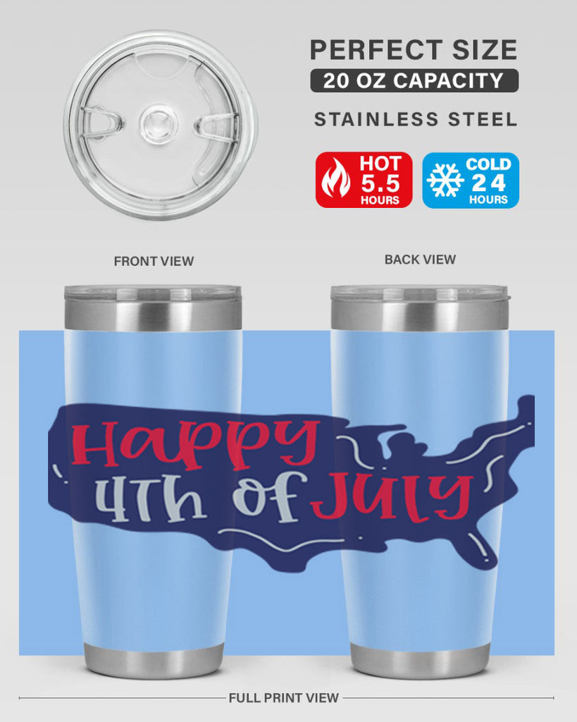 Happy th Of July Style 153#- Fourt Of July- Tumbler